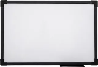 QUADRO BRANCO UV MDF PRETO SOFT 080 X 060 CM, STALO