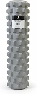 Rolo de Espuma Massagem 45cm x 12,5cm Alta Densidade para Liberação Miofascial Recuperação Muscular e Fisioterapia (Cinza)