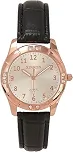 Relógio Feminino Clássico Rose com Pulseira de Couro Sintético, Ponteiros Luminosos e Mostrador Elegante – Estilo Sofisticado para Uso Diário e Ambiente Profissional
