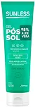 Sunless Gel Pós Sol 120g com 98 por cento de Aloe Vera, Hidratante Corporal Refrescante, Vegano, Absorção Rápida, Todos os Tipos de Pele