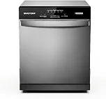 Brastemp Lava-Louças de Piso BLF08BS Cinza 60x56x66 cm 8 Serviços com Função Acquaspray e Painel Intuitivo 67 dBA ( voltagem 220V)