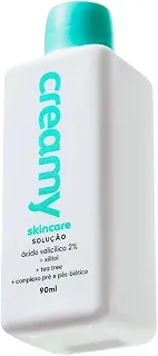 Tônico Facial com Ácido Salicílico Creamy Skincare, 90ml