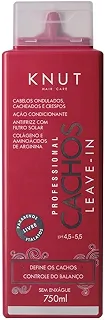 Creme Leave-in para Cabelos Cacheados KNUT, 750ml