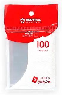 Sleeve/Shield Padrão Protetor de Cartas - 1 Pacote com 100 unidades