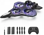 Avião/Drone de Espuma com Controle Remoto, Drone RC com Luzes