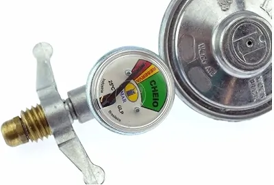 Medidor De Gás Manômetro Registro Regulador Válvula Cozinha