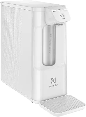 Electrolux Purificador de Água Gelada Fria e Natural Elétrico Compacto Eletronico placa Filtro refil 6 meses ou 3000l Painel Touch Bivolt branco PE12B