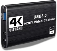 Placa de Captura de Vídeo 4K HDMI USB 3.0, 1080p 60fps, Qualidade Full HD 8X TECH