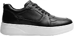 Tênis Casual Saturno Couro PU Masculino Com Elevação 8cm Alto Calçados