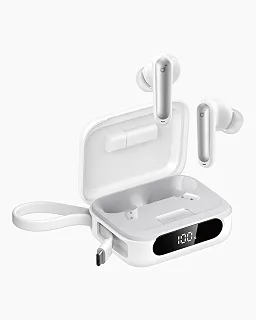 Soundcore P41i da Anker, Fones de Ouvido Bluetooth In-Ear com ANC e Powerbank (Cabo USB-C Integrado), 192h de Reprodução, Som Imersivo, Chamadas Claras com IA e 6 Microfones, IPX5, Branco