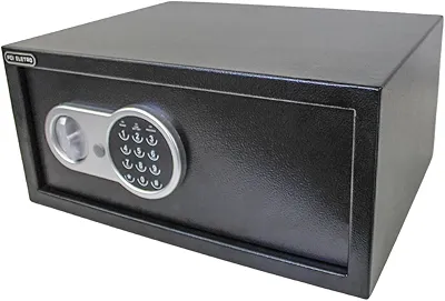 Cofre Eletrônico Digital para Notebook e Laptop 43x33x20 cm com Senha ou Chave PCI Cofres