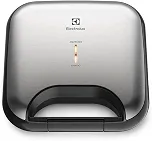 Sanduicheira grill chapa ondulada elétrico Electrolux antiaderente inox ESG20 220v