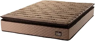 Colchão Casal Espuma D33 Pillow Top Van Gogh 138x188x29cm Marrom Hellen - Suporta até 120kg por Pessoa