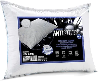 Travesseiro Antistress Altenburg - Branco - 50Cm X 70Cm