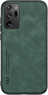 Kepuch Silklike Capa para Samsung Galaxy Note 20 Ultra - Case Placa de Metal Embutida para Samsung Galaxy Note 20 Ultra - Verde