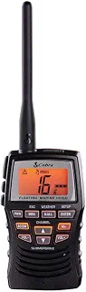 Cobra Rádio náutico – MR HH150 FLT – 3 watts, flutuante, longo alcance, portátil, rádio VHF, NOAA, internacional, impermeável, submersível, alertas meteorológicos, tela LCD, clipe de cinto