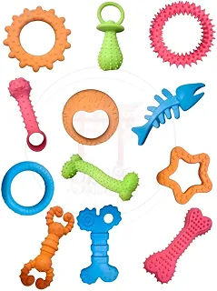Kit 5 Brinquedos Mordedor Pet Cães Cachorro Porte Pequeno