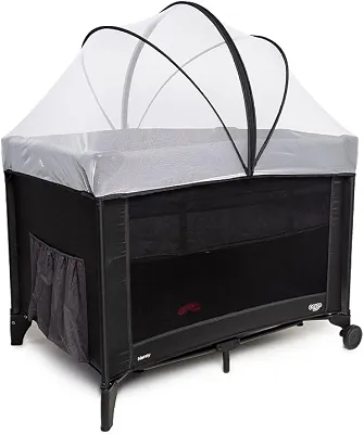 Berço Cosco Kids, Nanny, 0 a 18kg, Preto Mescla