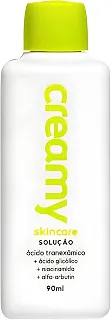 Tônico Clareador Creamy com Ácido Tranexâmico 90ml - Reduz Manchas e Uniformiza o Tom de Pele