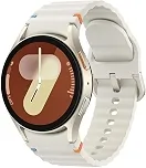 Samsung Galaxy Watch7 Smartwatch 40mm Bluetooth, Galaxy AI, Tela em Cristal de Safira, GPS de Dupla Frequência, Monitoramento avançado de saúde, sono e de coração, Processador de 3nm - Creme