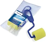 Rolo Espuma Amarela Poliéster com Suporte, Tigre 61345040, Amarelo, 4cm