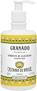 Granado Sabonete Líquido Terrapeutics, Castanha Do Brasil, Amarelo, 300ml