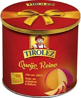 Queijo Reino Reserva Especial (600g) - Tirolez Premiado Lata