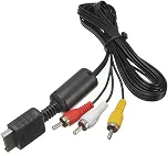 JSX Cabo Áudio e Vídeo 1.5m Rca para PlayStation 3, 2 e 1