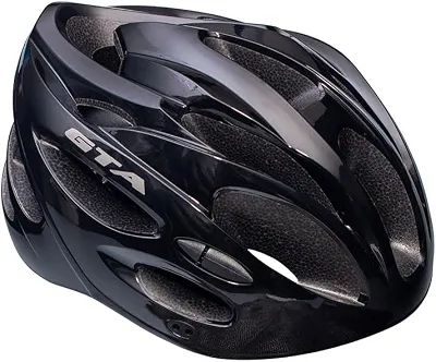 Capacete Ciclismo Inmold Start Com Led Para Bicicleta - Preto - Médio (54-58 CM)