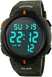 Relógio Masculino Skmei 1068 Á Prova D'água 50m Digital Shock Militar Esporte Verde