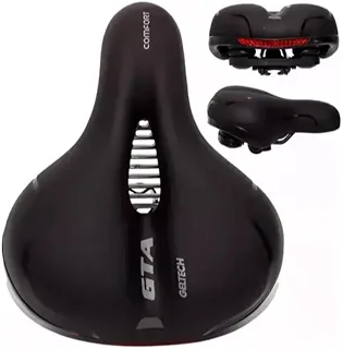 Selim Comfort Gel Tech com Elastômeros e Refletor