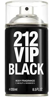 212 Vip Black Carolina Herrera - Body Spray - 250ml