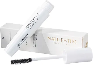 Sérum Natuestim para Crescimento de Cílios e Sobrancelhas com NanoFactor IGF - Fortalecedor Anti Queda, Reduz Falhas, Alinha e Hidrata os Fios - Fórmula Vegana Sem Parabenos com Pincel Aplicador 5g