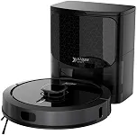 Robô Aspirador KaBuM! Smart 900 Preto IR360° Controle via app Recipiente dispensador de pó Base Autolimpante G7 (220, Volts)