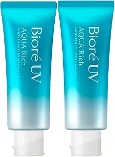 Bioré Aqua Rich Watery Essence Kit – Protetor Solar FPS 50 Com 2 Unidades 50g
