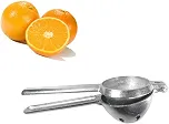 Espremedor Amassador Manual De Laranja Alumínio Grande 8cm