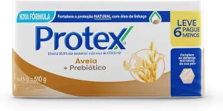 Sabonete em Barra Protex Aveia 85g 6un