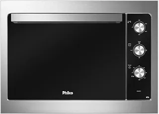 Philco Forno Elétrico de Embutir PFE47E Esmaltado Dupla Resistência 47L 220V Cinza