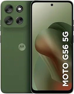 Smartphone Motorola Moto g56 5G - 256GB 8GB RAM+16GB Ram Boost e 50MP Sony Lytia 600 Camera Ultrarresistencia militar IP68 + IP69 - Verde
