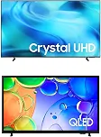 Samsung Combo Smart TV 70' Crystal UHD 4K U8000H + Samsung Smart TV 43' QLED Full HD