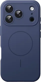 JETech Capa Silicone Magnética para iPhone 17 Pro Max, Azul Escuro