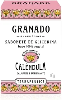 Granado Sabonete Glicerinado Terrapeutics, Calêndula, 90g, 12 Unidades