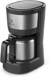 Electrolux Cafeteira Elétrica inox filtro permanente removivel corta pingos capacidade 600ml 15 xicaras função manter aquecido sistema ECM12 127v