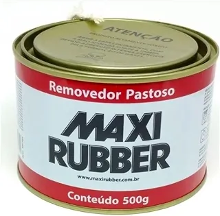 Pasta Removedor de Tinta Maxi Rubber 500 mL Para Metais e Plásticos
