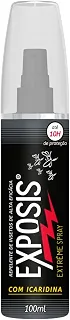 Exposis Extreme, Repelente de Mosquitos com Icaridina, Spray, Alta eficácia, Até 10h de Proteção, A Partir dos 6 Meses, Hipoalergênico e sem perfume, Testado dermatologicamente, 100ml