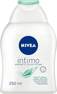 NIVEA Sabonete Líquido Íntimo 250ml – Limpeza Suave, pH Neutro, Óleo de Jojoba, Cuidado Delicado para uso diário