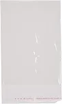 Saco Adesivado Transparente 10x14cm+3cm Aba , Pacote com 100 Gala, Multicor