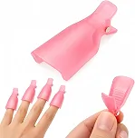 KIT 10 DEDEIRAS REMOVEDOR DE ESMALTE EM GEL E ALONGAMENTO DE UNHAS