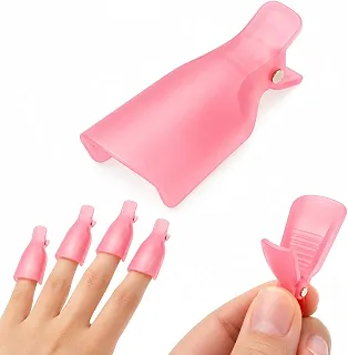 KIT 10 DEDEIRAS REMOVEDOR DE ESMALTE EM GEL E ALONGAMENTO DE UNHAS