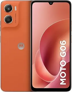 Smartphone Motorola Moto g06-128GB 12GB (4GB RAM + 8GB Ram Boost) e Camera 50MP com AI Bateria de 5200 mAh Tela 6.9' - Laranja